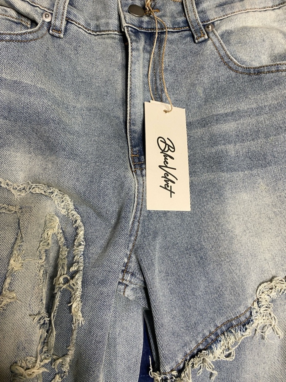 Blue Velvet Peace Sign Patchwork Pants Size S Oversized Will Fit Up To Medium - Picture 8 of 9